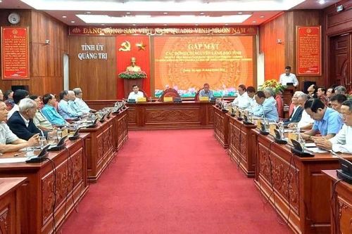 Tỉnh ủy Quảng Trị gặp mặt kỷ niệm 80 năm Cách mạng Tháng Tám và Quốc khánh 2/9