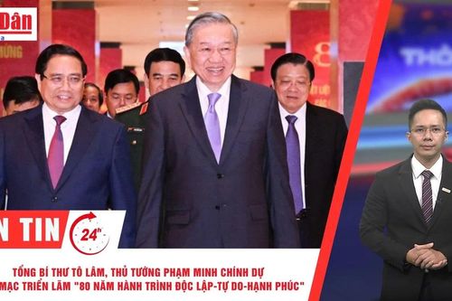 Thời sự 24h ngày 27/8/2025: Tổng Bí thư Tô Lâm, Thủ tướng Phạm Minh Chính dự khai mạc triển lãm '80 năm Hành trình Độc lập-Tự do-Hạnh phúc'