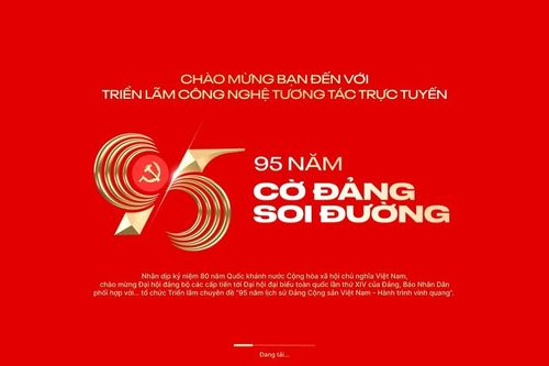 Media Tour - chuyến du hành lịch sử không thể bỏ lỡ tại triển lãm 95 năm cờ Đảng soi đường