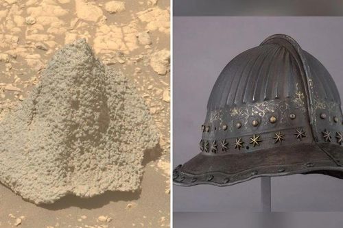 Xe tự hành của NASA phát hiện 'mũ bảo hiểm' bí ẩn trên sao Hỏa