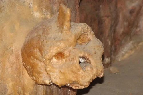 Giải mật hộp sọ bí ẩn 300.000 tuổi lơ lửng trên măng đá hang động