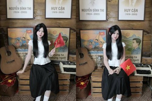 Hot girl được ví như AI hào hứng chia sẻ khoảnh khắc tại 'cafe yêu nước'