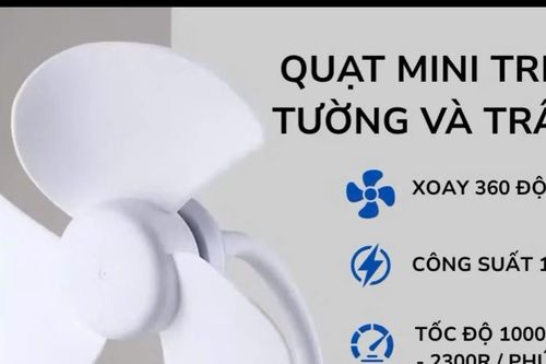 Quạt mini treo nhà vệ sinh giá 65.000 đồng, tiện lợi hay tiềm ẩn rủi ro?