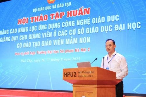 Nâng cao năng lực công nghệ cho giảng viên trường đào tạo giáo viên mầm non