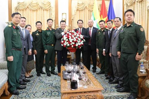 Đại sứ quán Lào tại Myanmar chúc mừng 80 năm Quốc khánh Việt Nam