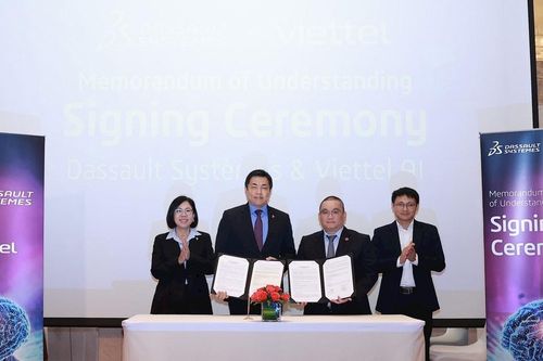 Viettel và Dassault Systèmes hợp tác thúc đẩy phát triển công nghệ AI và nền tảng mô phỏng 3DEXPERIENCE