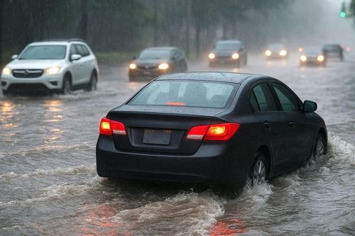 Lùi xe qua vùng ngập nước có chống được 'thủy kích'?