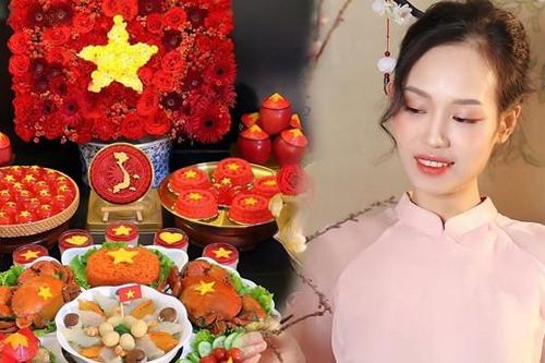 Chị em sáng tạo 'mâm cỗ yêu nước' gây sốt, chia sẻ điều xúc động