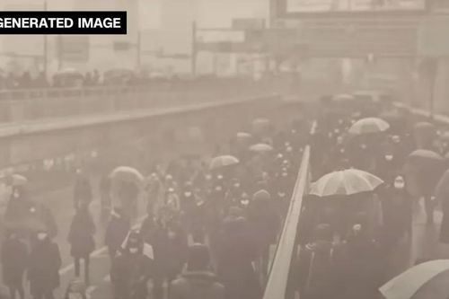 Mây tro núi lửa bao phủ Tokyo: Video AI cảnh báo cư dân về nguy cơ phun trào của núi Phú Sĩ