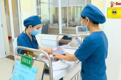 Thay máu để cứu bé sơ sinh bị vàng da nặng, biến chứng não cấp