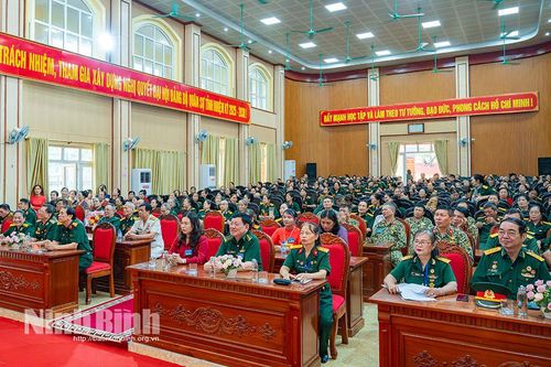 Lễ kỷ niệm 52 năm ngày nhập ngũ nữ Bộ đội Trường Sơn - Đường Hồ Chí Minh tỉnh Ninh Bình
