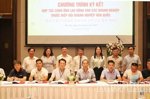 Hợp tác cung ứng lao động cho các doanh nghiệp thuộc Hiệp hội doanh nghiệp Hàn Quốc