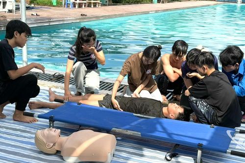 90 học sinh tham gia Hội thi diễn tập sơ cấp cứu, cứu hộ, cứu nạn