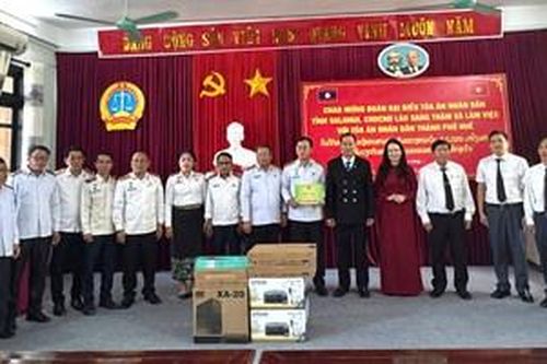 Thúc đẩy tình hữu nghị, hợp tác Tư pháp giữa hai nước Việt Nam - Lào