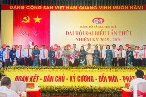 Đại hội đại biểu Đảng bộ xã Nguyễn Huệ lần thứ I, nhiệm kỳ 2025 - 2030
