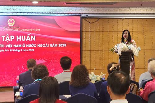 Khai mạc Lớp tập huấn Lãnh đạo hội đoàn người Việt Nam ở nước ngoài năm 2025