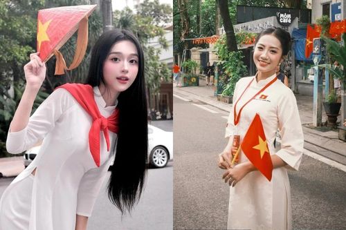 Những mỹ nhân Việt trong tà áo dài trắng chào mừng 2/9