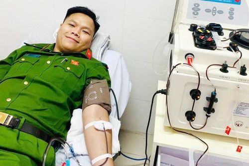 Thượng úy Công an vượt hơn 50 km hiến tiểu cầu cứu bệnh nhân nguy kịch