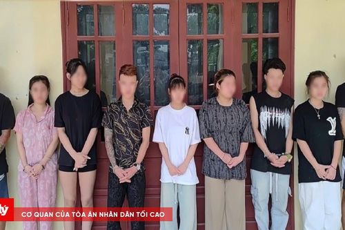 Bắt giữ 9 nam, nữ tổ chức sử dụng ma túy tại khu nhà trọ