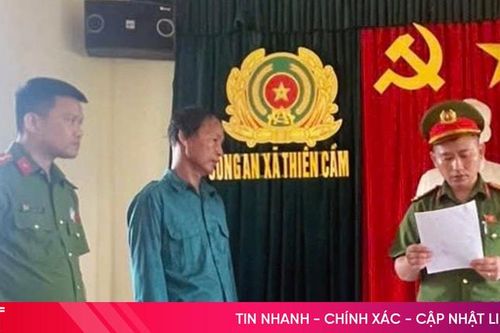 Bắt đối tượng 'nhảy' xe máy ở xã Thiên Cầm
