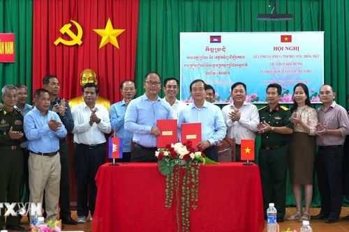Thống nhất phương án khai trương cặp cửa khẩu quốc tế Tân Nam-Meun Chey