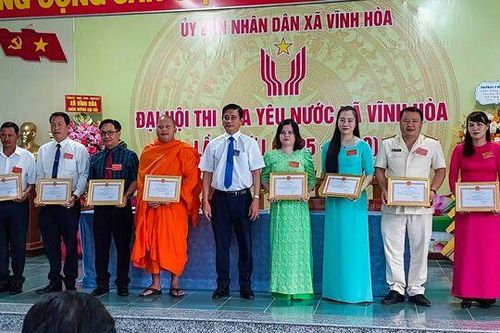 Hai xã Vĩnh Hòa và Bình Thạnh Đông tổ chức Đại hội thi đua yêu nước lần I