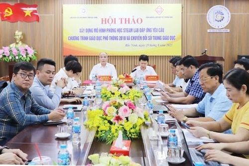 Xây dựng mô hình phòng học STEAM LAB đáp ứng yêu cầu chương trình giáo dục phổ thông 2018