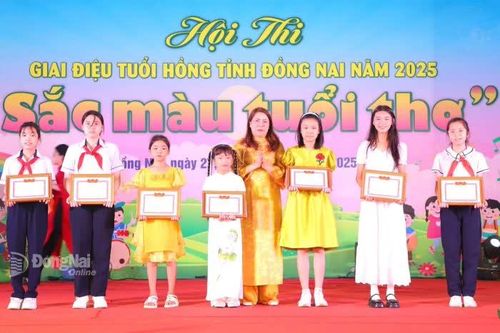 Trao 60 giải Hội thi Giai điệu tuổi hồng tỉnh Đồng Nai