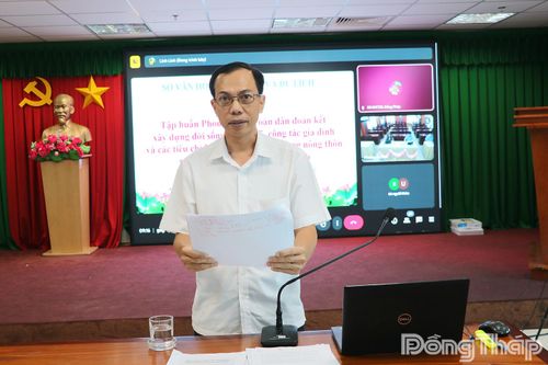 Tập huấn kỹ năng tổ chức và quản lý hoạt động văn hóa cho cán bộ văn hóa ở cơ sở