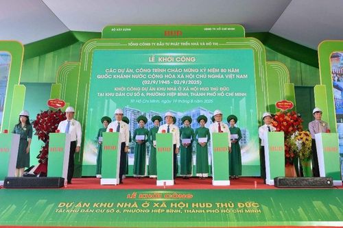HUD khởi công đồng loạt các dự án nhà ở xã hội tại Hà Nội và TP. Hồ Chí Minh