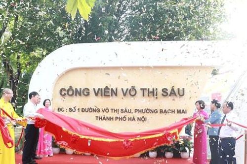 Chính thức đổi tên Công viên Tuổi trẻ Thủ đô thành Công viên Võ Thị Sáu
