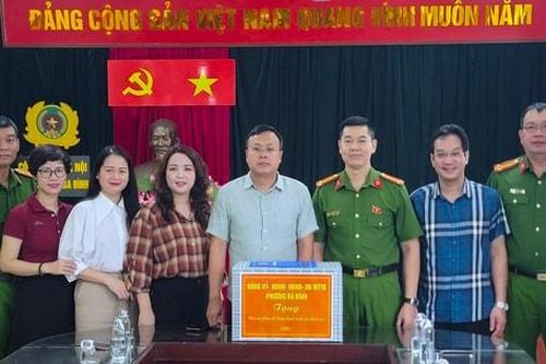 Phường Ba Đình thăm, động viên lực lượng làm nhiệm vụ A80