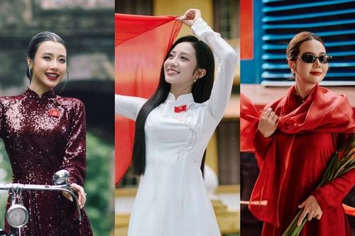 Dàn sao Việt tự hào diện áo dài truyền thống đón Đại lễ mừng Quốc khánh 2/9