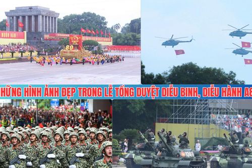 Những hình ảnh đẹp trong lễ tổng duyệt diễu binh, diễu hành A80