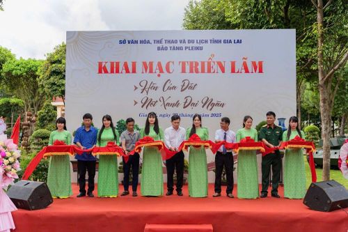 Gia Lai: Khai mạc Triển lãm hồn 'Hồn của đất' và trưng bày bonsai 'Nét xanh đại ngàn'