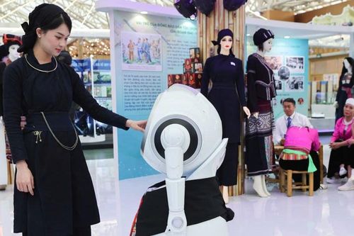 Dàn robot hình người đang gây sốt tại Triển lãm thành tựu 80 năm