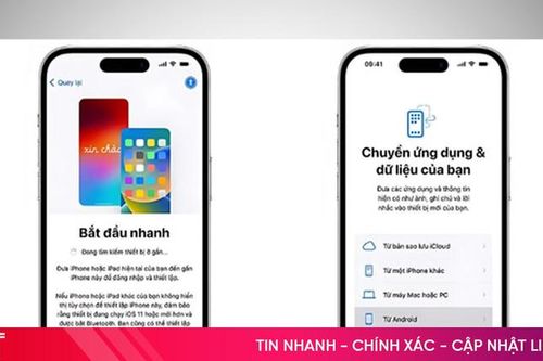 Hướng dẫn chuyển dữ liệu từ Android sang iPhone