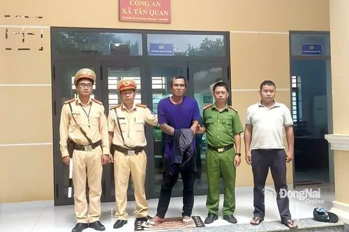 Cảnh sát giao thông Đồng Nai bắt đối tượng truy nã sau va chạm giao thông