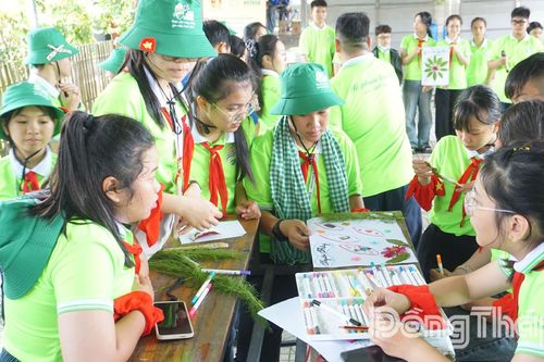 80 thiếu nhi, đội viên hoàn thành chương trình hè nông nghiệp xanh 'Hành trình hạt gạo tương lai'
