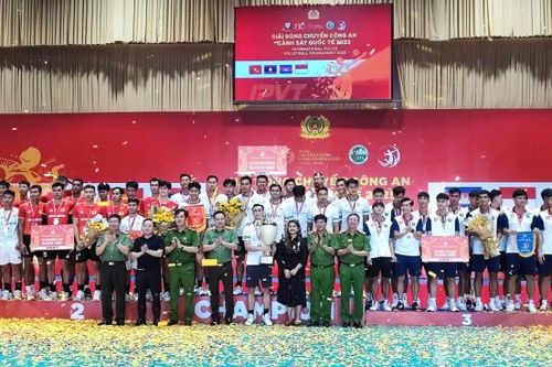 Bế mạc giải bóng chuyền Công an, Cảnh sát quốc tế 2025