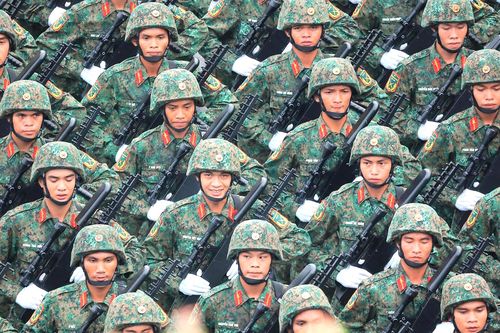 Hùng tráng bước quân hành, Quảng trường Ba Đình bừng khí thế ngày tổng duyệt