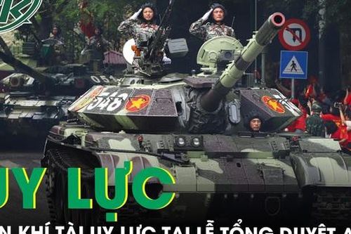 Trầm trồ với dàn khí tài đầy uy lực tại buổi tổng duyệt diễu binh, diễu hành mừng Quốc khánh 2/9