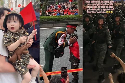 'Khối mầm non' đi xem diễu binh A80: Nhận 'đặc quyền' riêng, 'chu choe quên lối về'