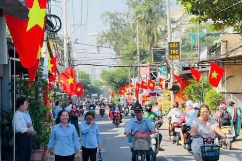 TP Hồ Chí Minh: hàng loạt khu dân cư tổ chức ngày hội 'Tết Độc Lập'