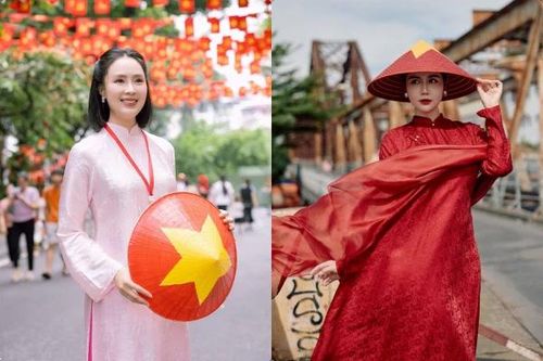 Mỹ nhân Việt thướt tha áo dài, đồng hành cùng không khí đại lễ