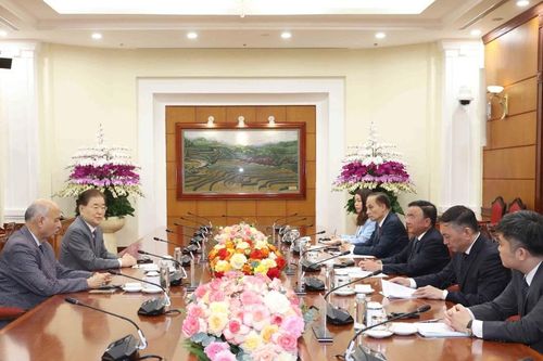 Thường trực Ban Bí thư tiếp Lãnh đạo Hội nghị quốc tế các đảng chính trị châu Á