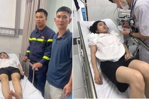 Công an Hà Nội vượt 'biển người' đưa bé gái ngất xỉu khi xem diễu binh đi cấp cứu gây xúc động