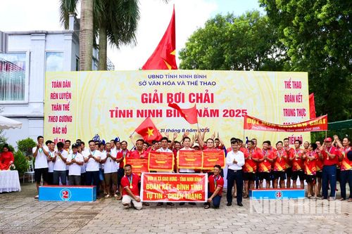 Sôi nổi Giải Bơi chải tỉnh Ninh Bình năm 2025