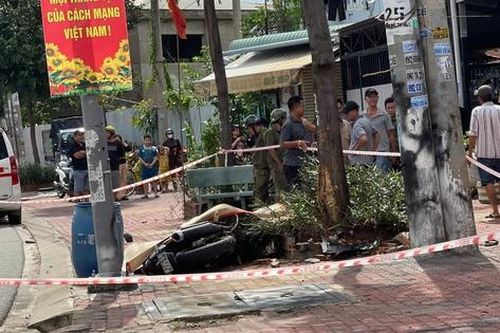 TP.HCM: Xe máy leo vỉa hè tông vào cây xanh, nam thanh niên tử vong