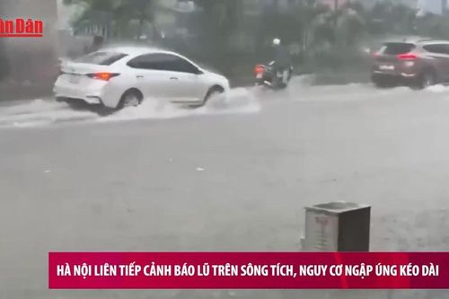 Hà Nội liên tiếp cảnh báo lũ trên sông Tích, nguy cơ ngập úng kéo dài